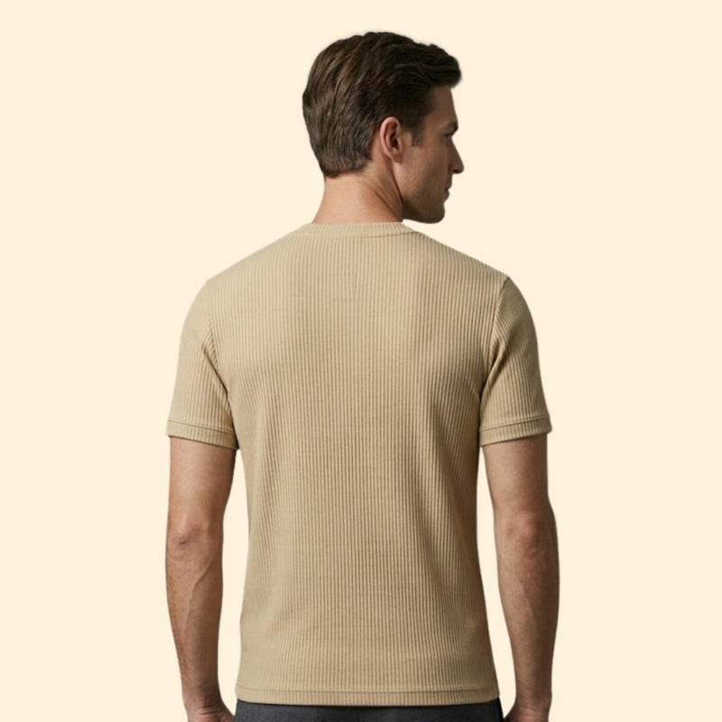 Men's Short Sleeve T-Shirt with V-Neck