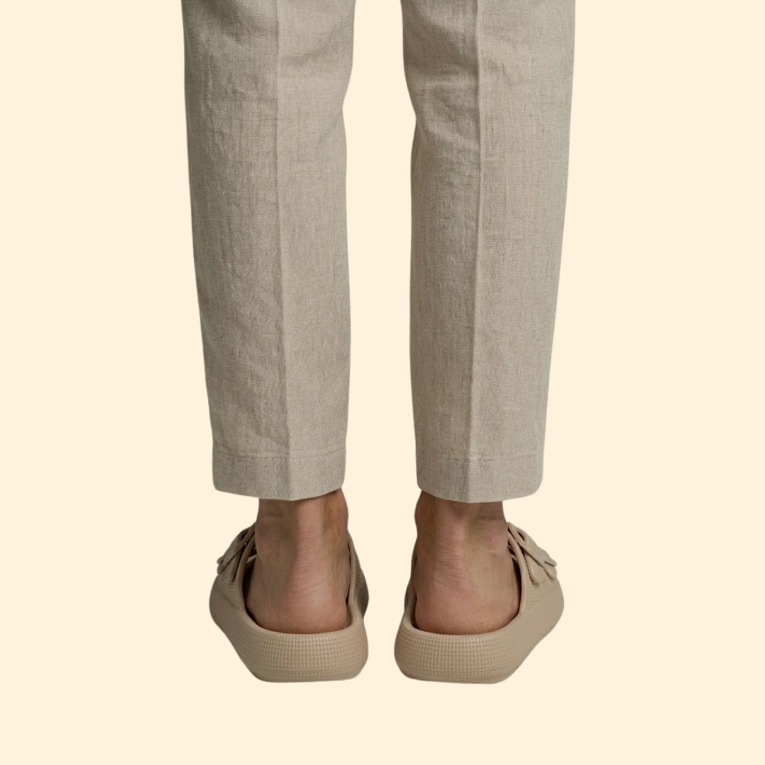 Men's Slide Sandals with Buckles