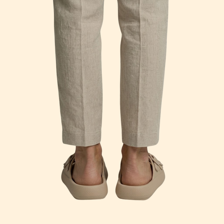 Men's Slide Sandals with Buckles