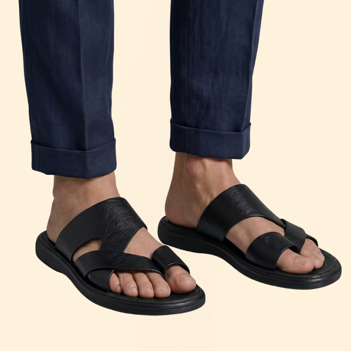 Men’s Slide Sandals with Toe Loop