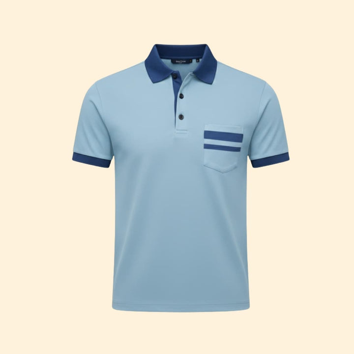 Men's Slim Fit Polo Shirt with Pocket