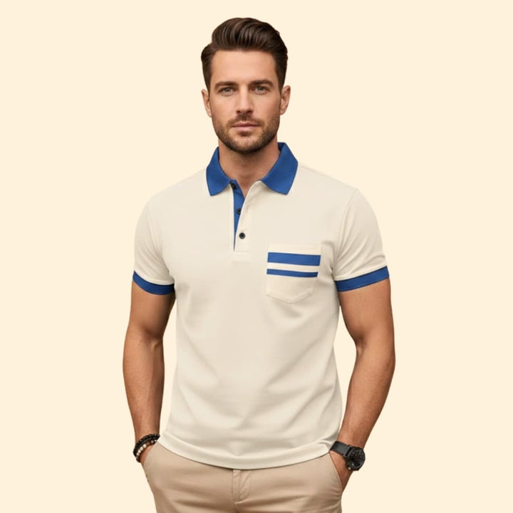 Men's Slim Fit Polo Shirt with Pocket