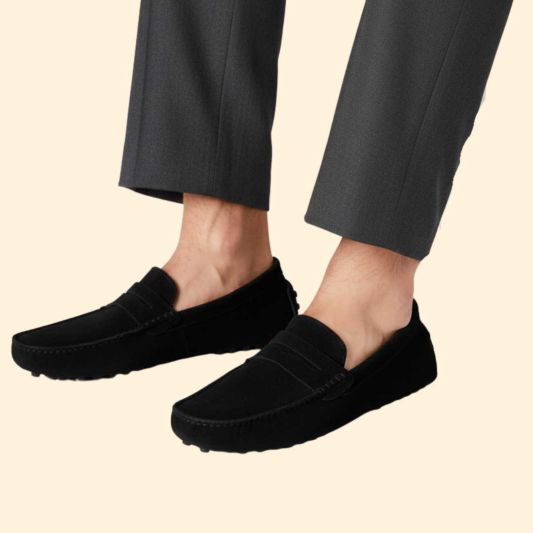 Men’s Loafers with Smooth Suede Upper
