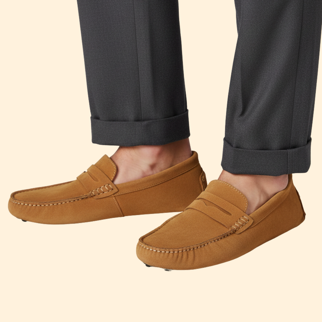 Men’s Loafers with Smooth Suede Upper