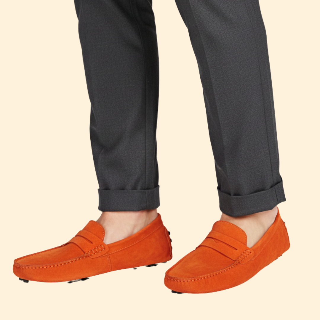 Men’s Loafers with Smooth Suede Upper