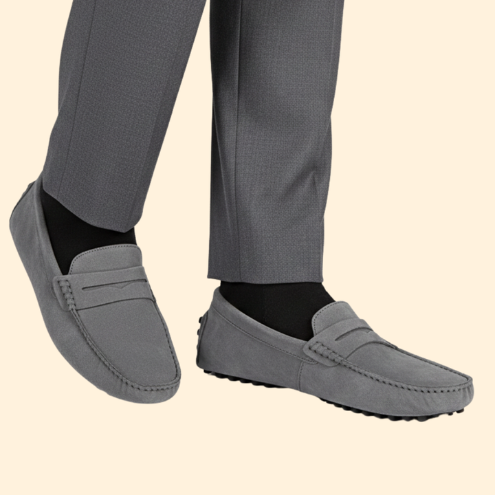 Men’s Loafers with Smooth Suede Upper