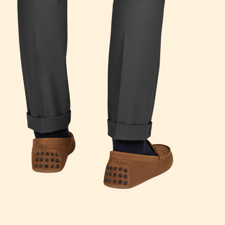 Men’s Loafers with Smooth Suede Upper