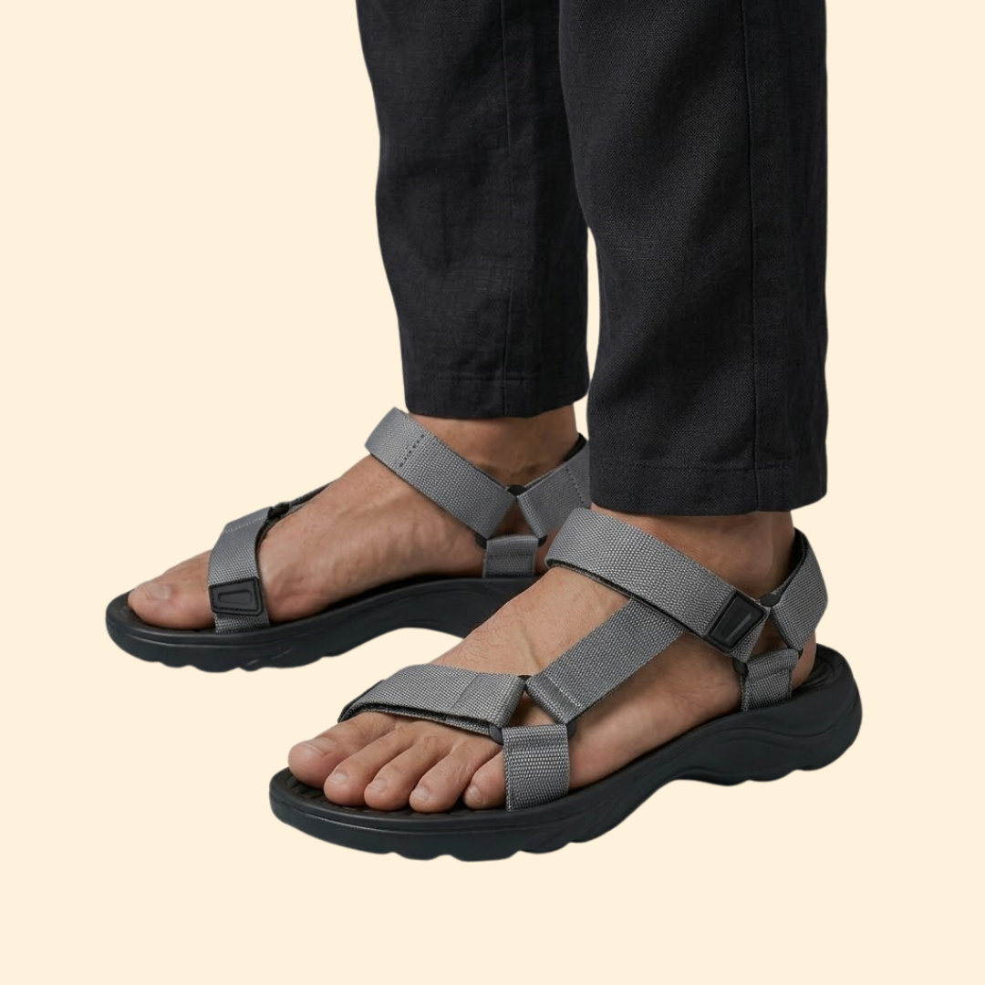 Men’s Sport Sandals with Textured Insole
