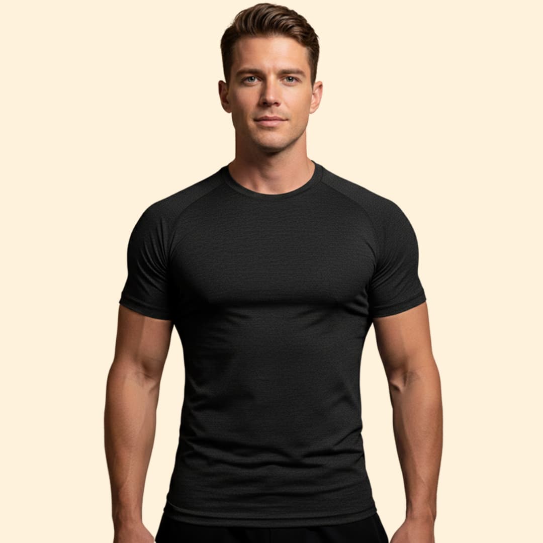 Men’s Sporty T-Shirt with Classic Fit