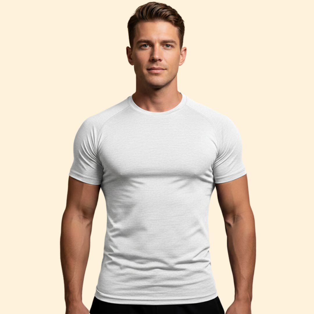 Men’s Sporty T-Shirt with Classic Fit