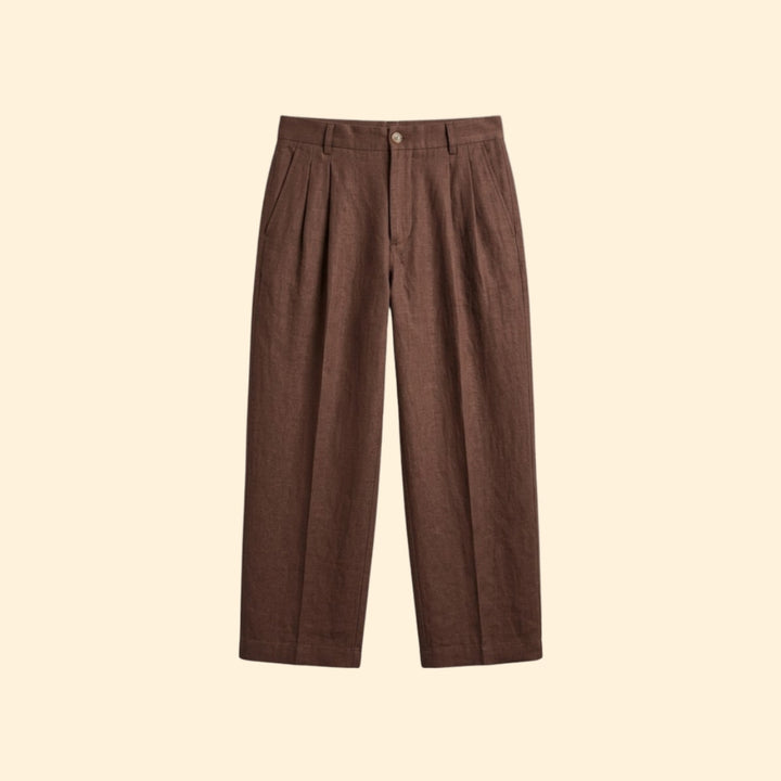 Men’s Straight Pants with Side Pockets
