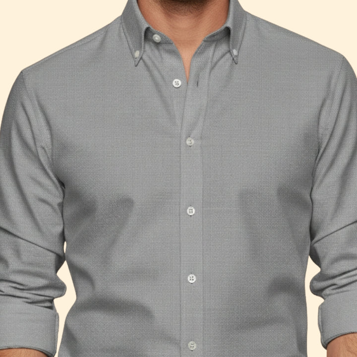 Men's Stretch Shirt with Rolled Sleeve