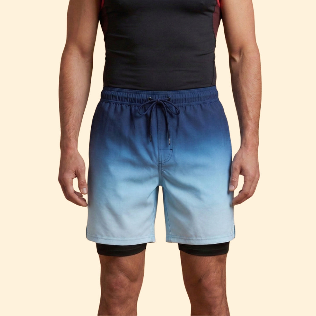 Men’s Stretch Swim Shorts with Elastic Waistband