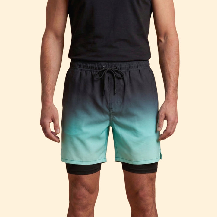 Men’s Stretch Swim Shorts with Elastic Waistband