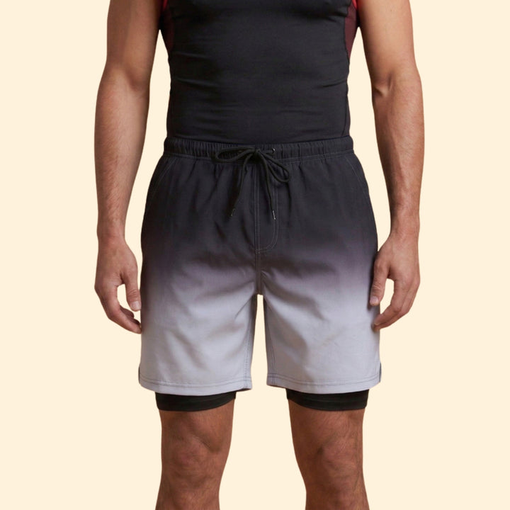 Men’s Stretch Swim Shorts with Elastic Waistband