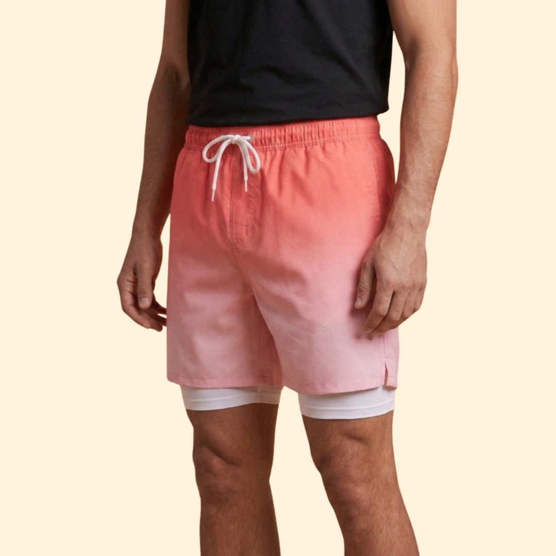 Men’s Stretch Swim Shorts with Elastic Waistband