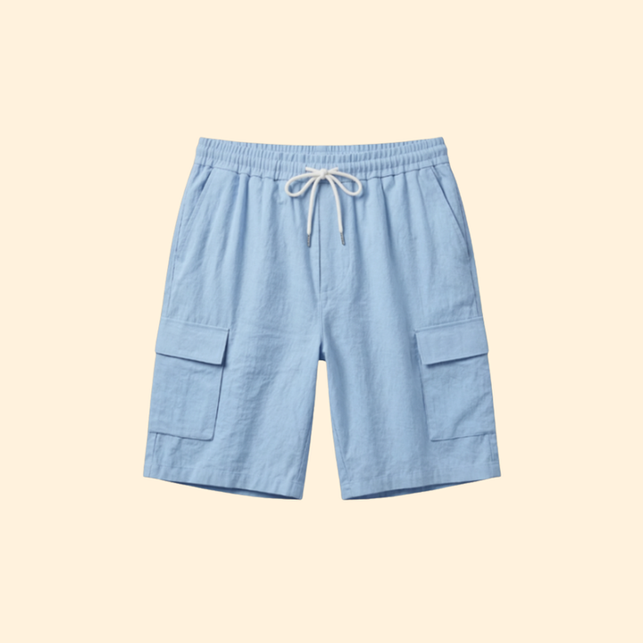 Men’s Cargo Shorts with Drawstring Waist