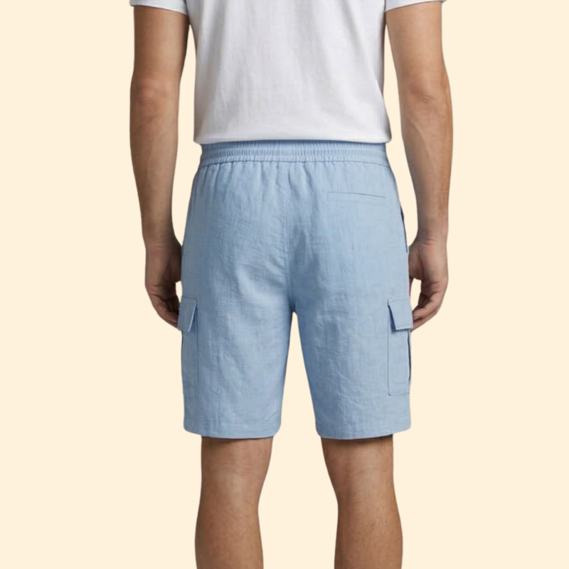 Men’s Cargo Shorts with Drawstring Waist