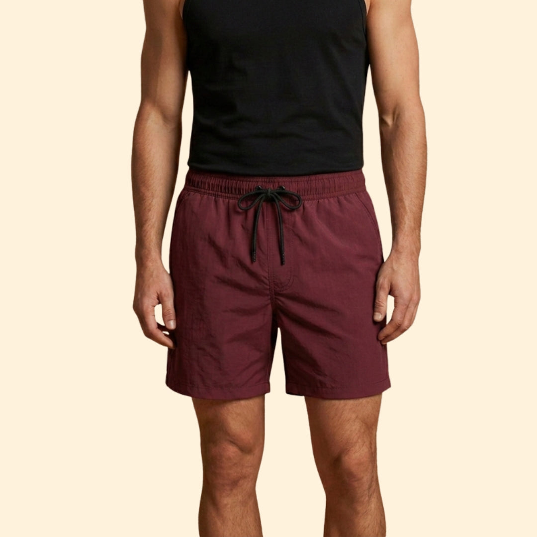Men’s Stylish Swim Shorts with Elastic Waistband