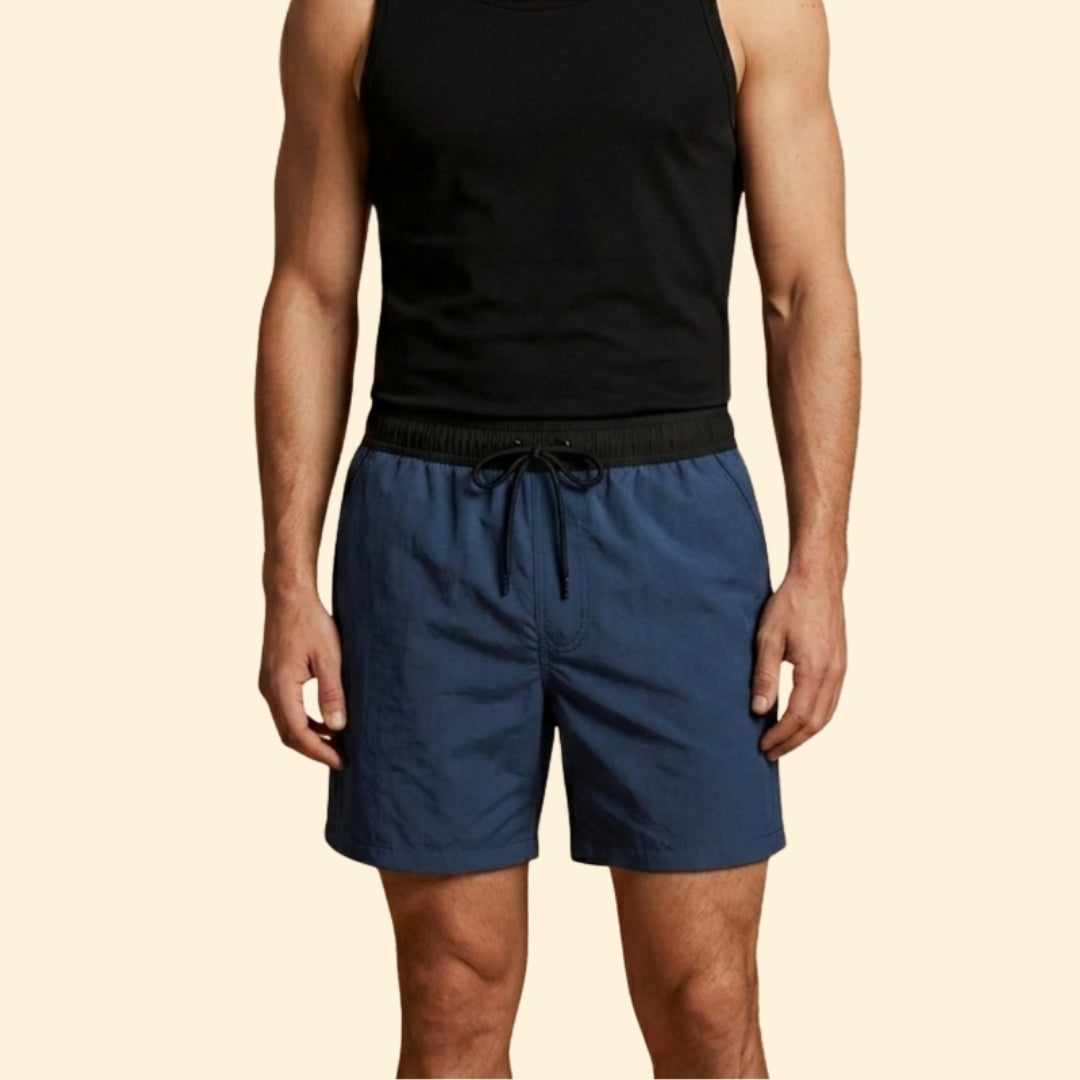 Men’s Stylish Swim Shorts with Elastic Waistband