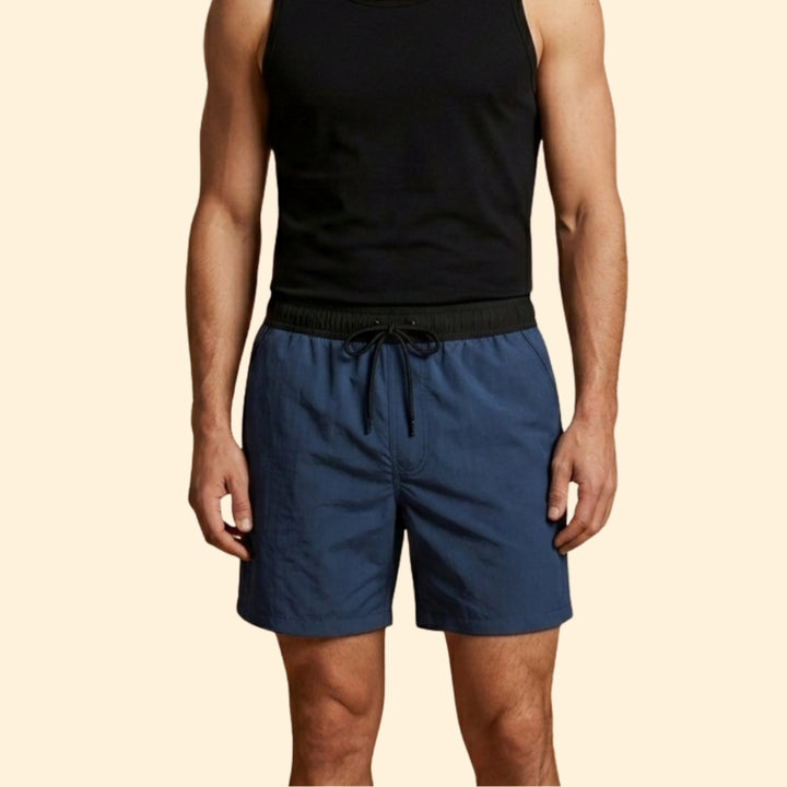 Men’s Stylish Swim Shorts with Elastic Waistband