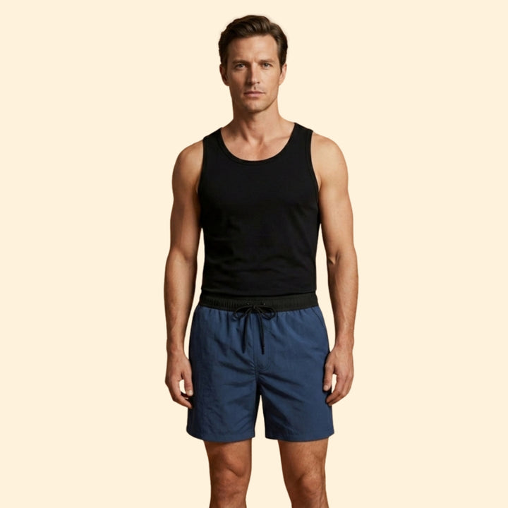 Men’s Stylish Swim Shorts with Elastic Waistband