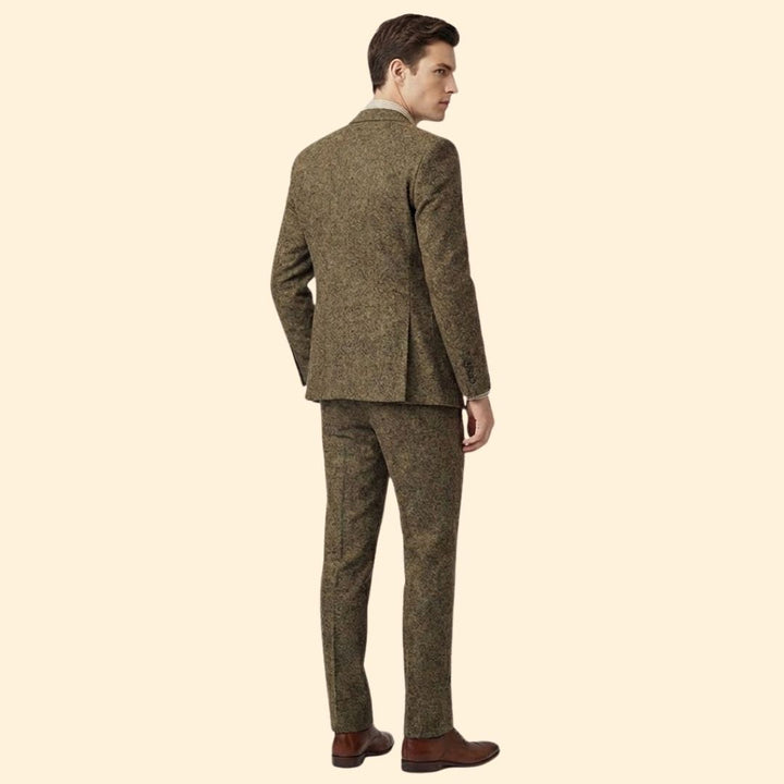 Men’s Three-Piece Suit with Tailored Fit