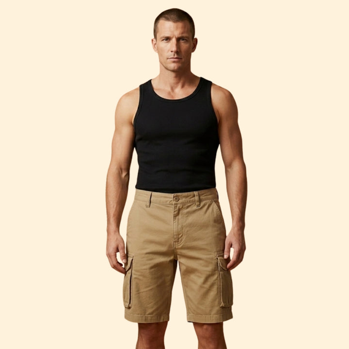 Men's Summer Cargo Shorts with Multiple Pockets