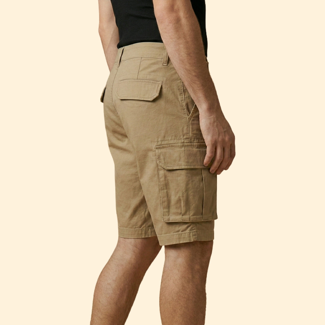 Men's Summer Cargo Shorts with Multiple Pockets