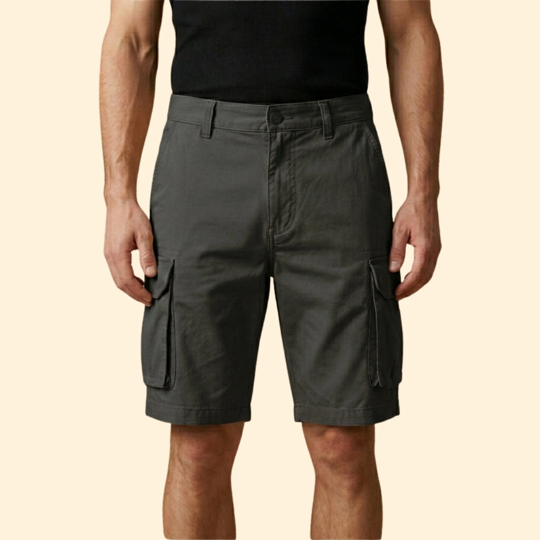 Men's Summer Cargo Shorts with Multiple Pockets