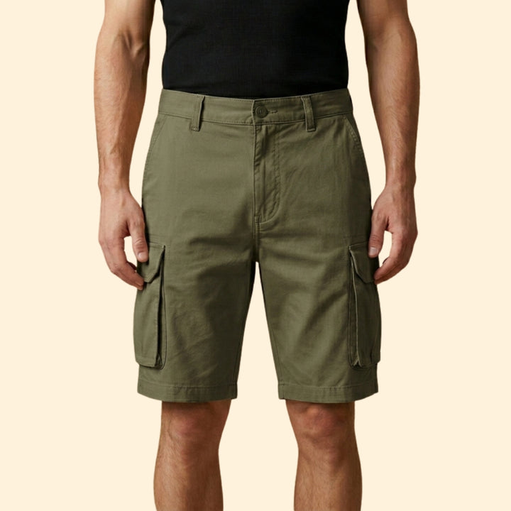 Men's Summer Cargo Shorts with Multiple Pockets