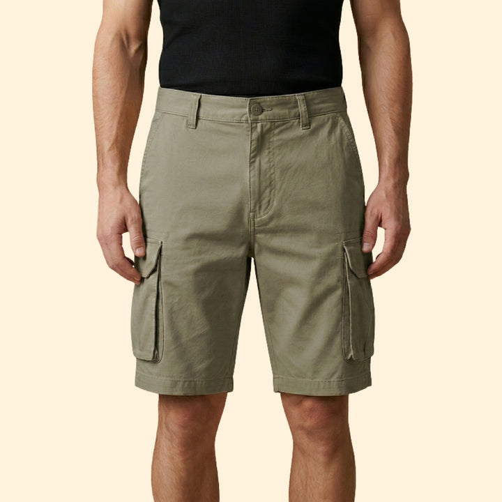 Men's Summer Cargo Shorts with Multiple Pockets