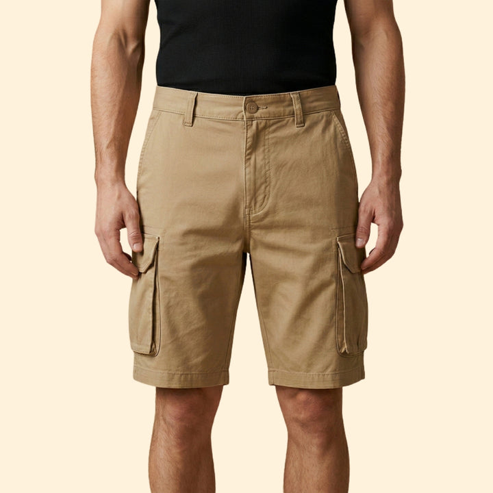 Men's Summer Cargo Shorts with Multiple Pockets
