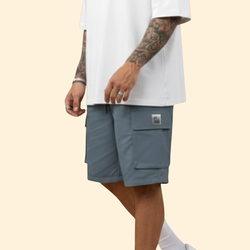 Men’s Summer Cargo Shorts with Side Pockets