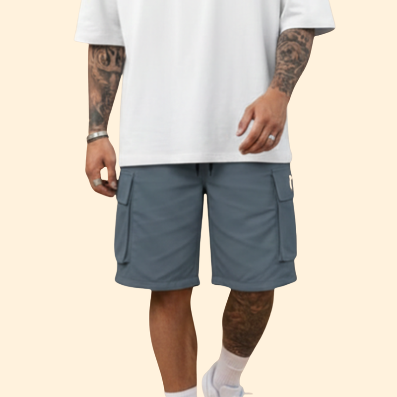 Men’s Summer Cargo Shorts with Side Pockets