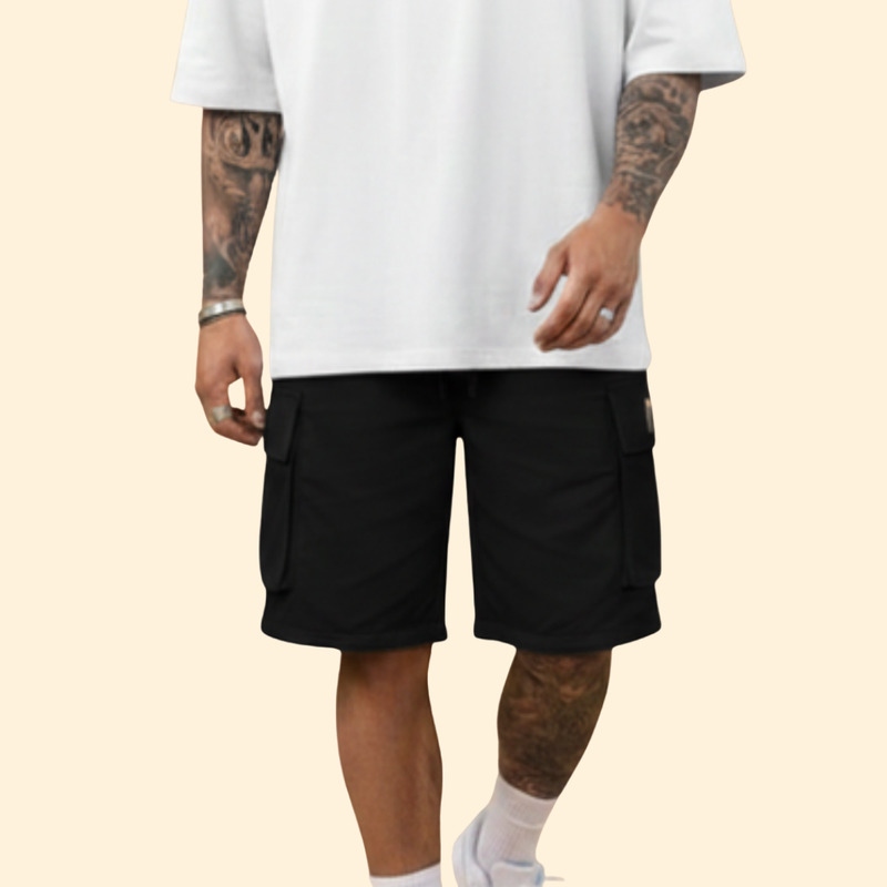 Men’s Summer Cargo Shorts with Side Pockets