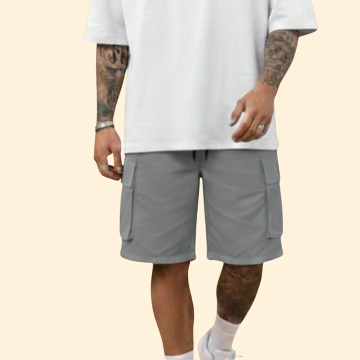Men’s Summer Cargo Shorts with Side Pockets