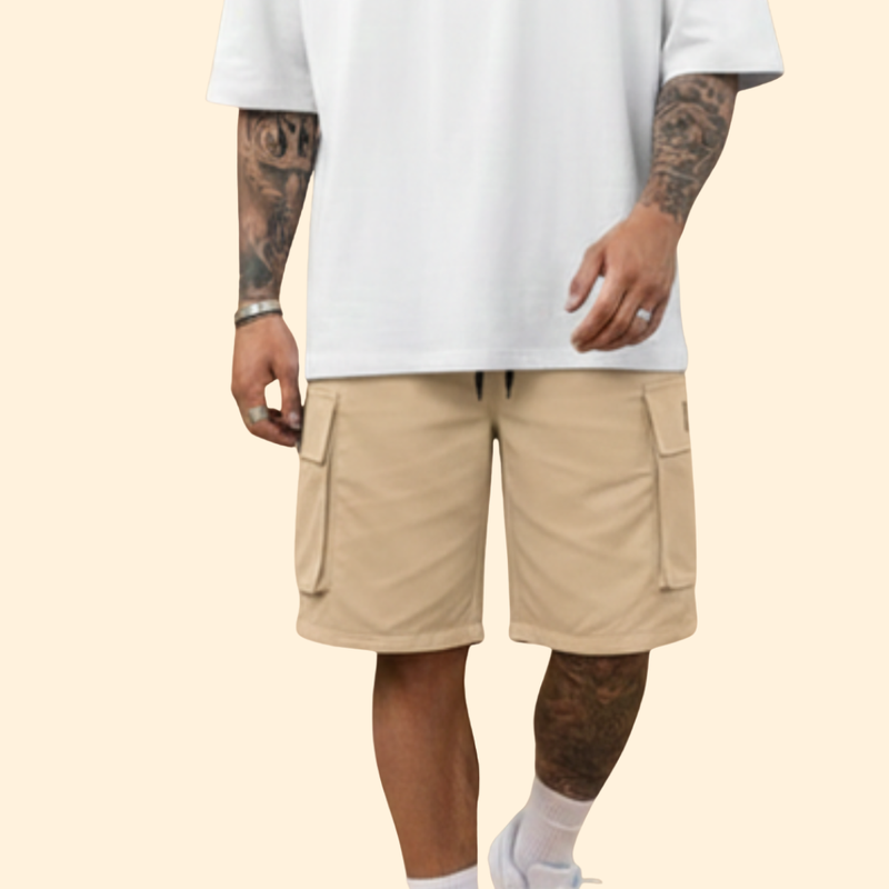 Men’s Summer Cargo Shorts with Side Pockets