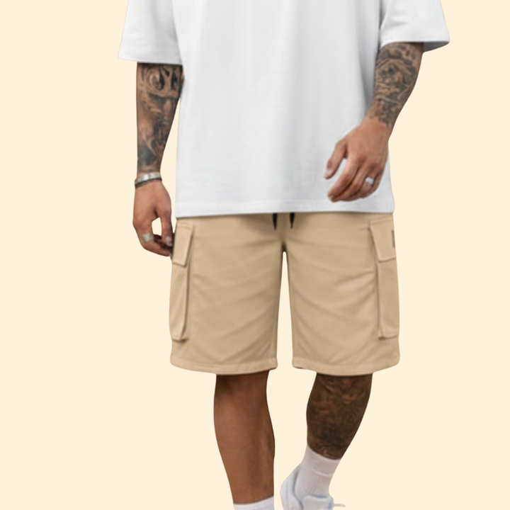 Men’s Summer Cargo Shorts with Side Pockets