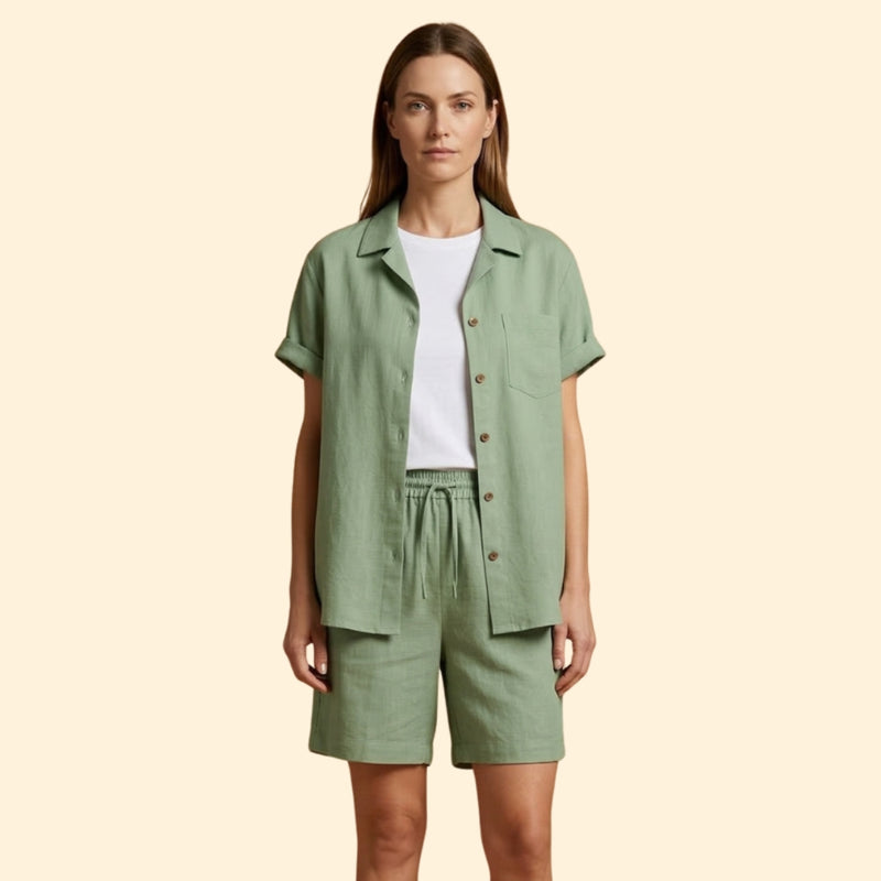 Men’s Summer Shirt and Pants with Casual Fit
