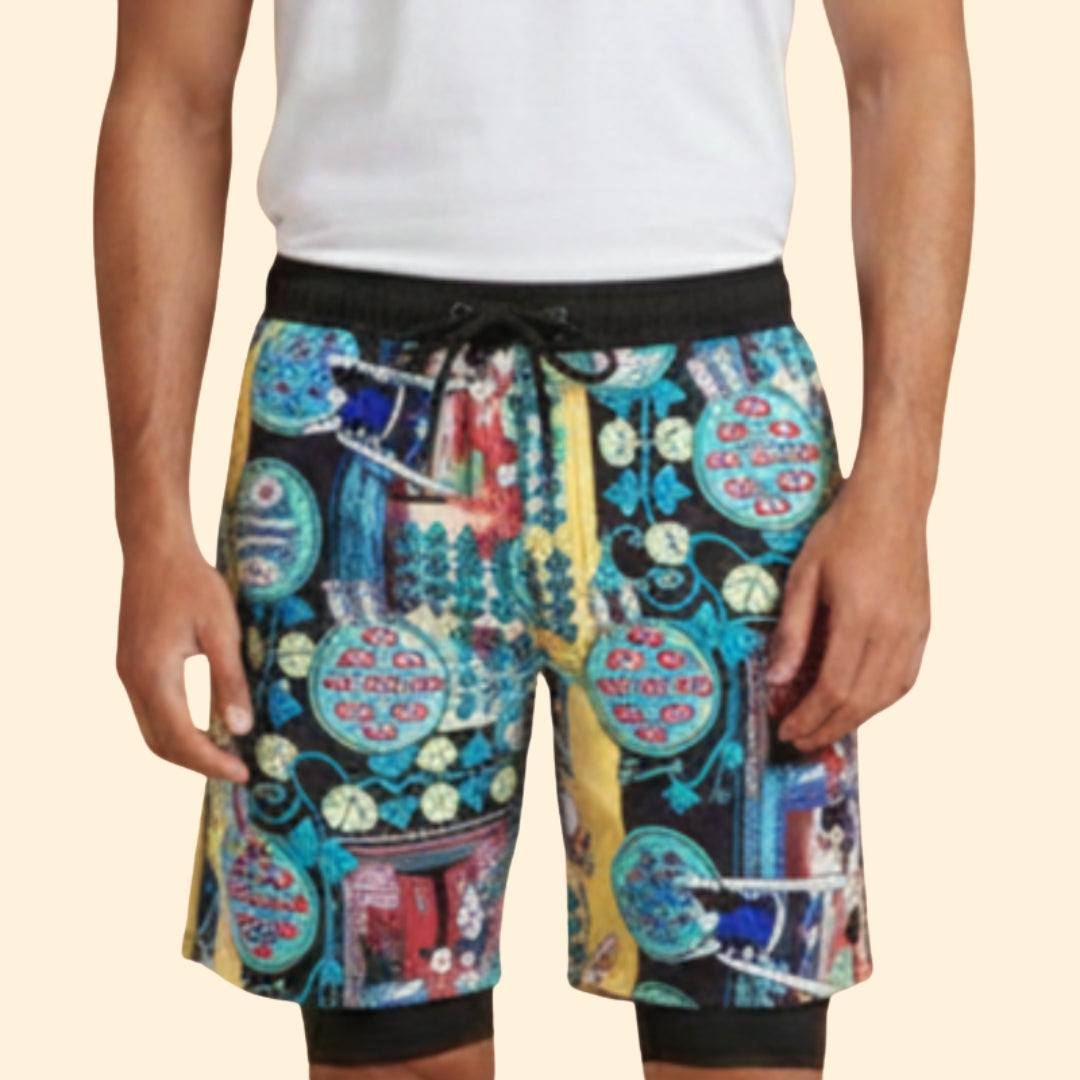 Men’s Summer Shorts with Adjustable Drawstring