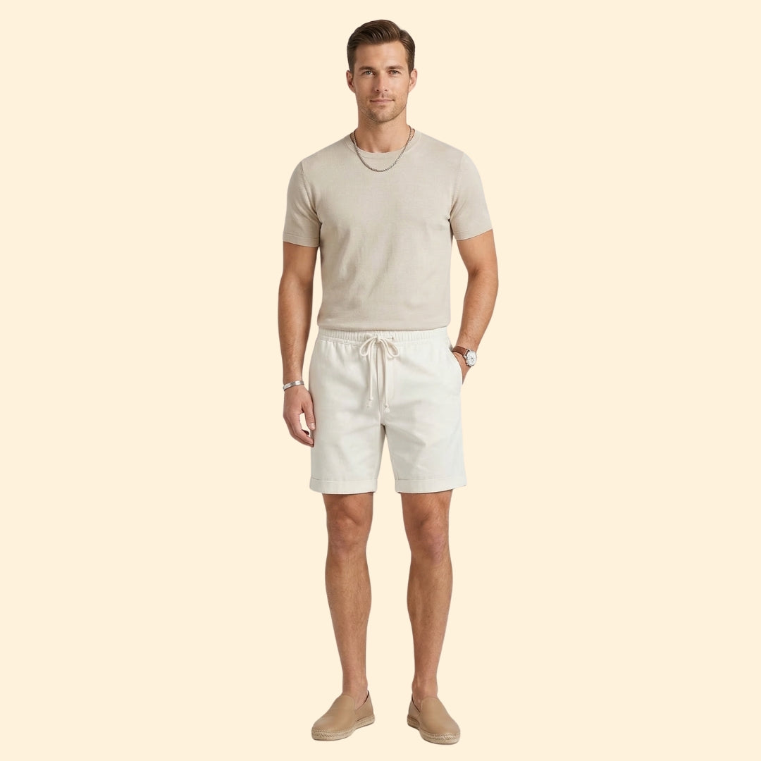 Men’s Summer Shorts with Drawstring Waist