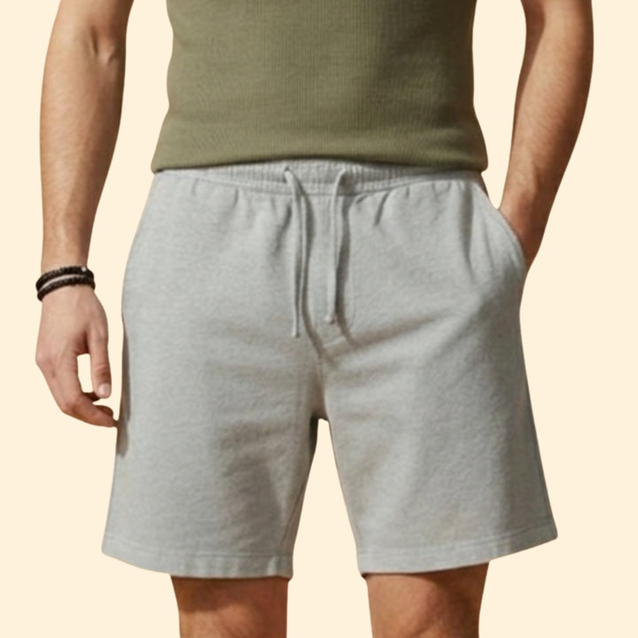 Men's Summer Shorts with Drawstring Waistband