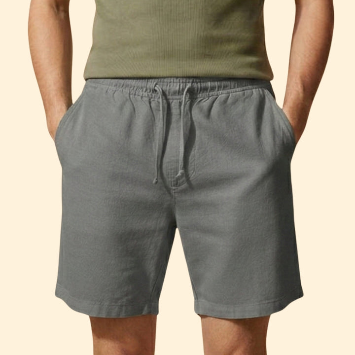 Men's Summer Shorts with Drawstring Waistband