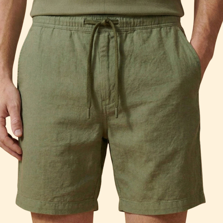 Men's Summer Shorts with Drawstring Waistband