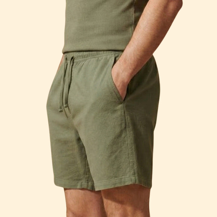 Men's Summer Shorts with Drawstring Waistband