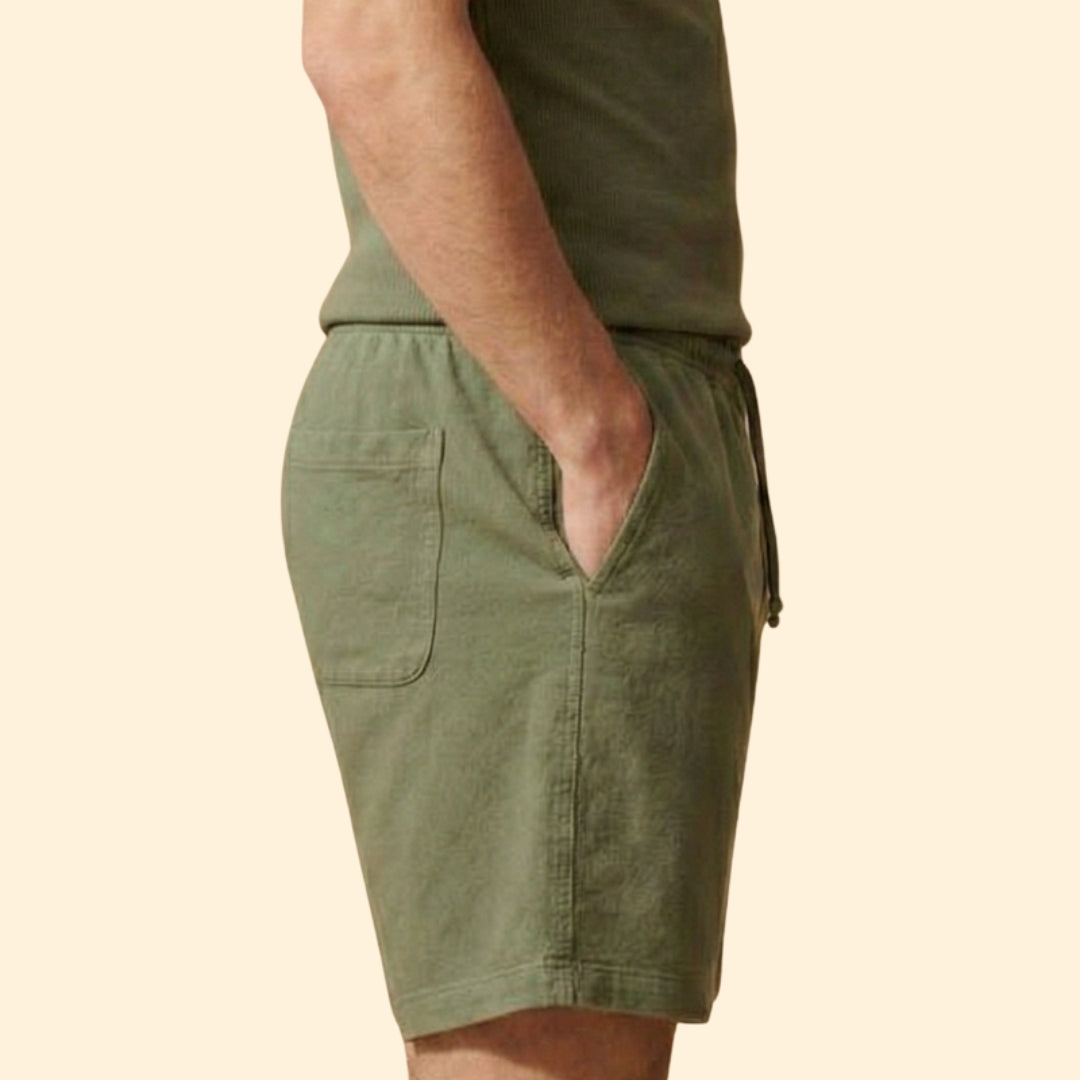 Men's Summer Shorts with Drawstring Waistband