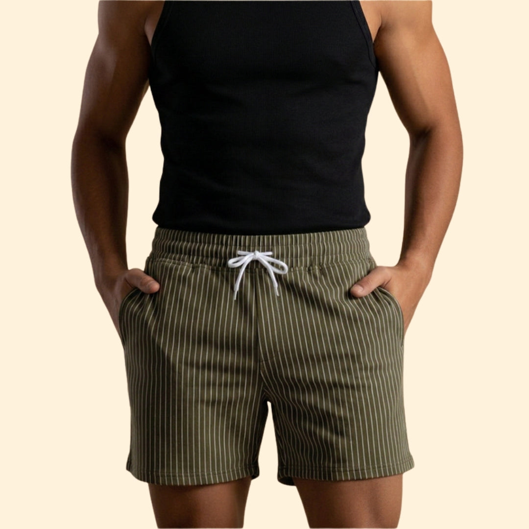 Men's Summer Shorts with Elastic Waist