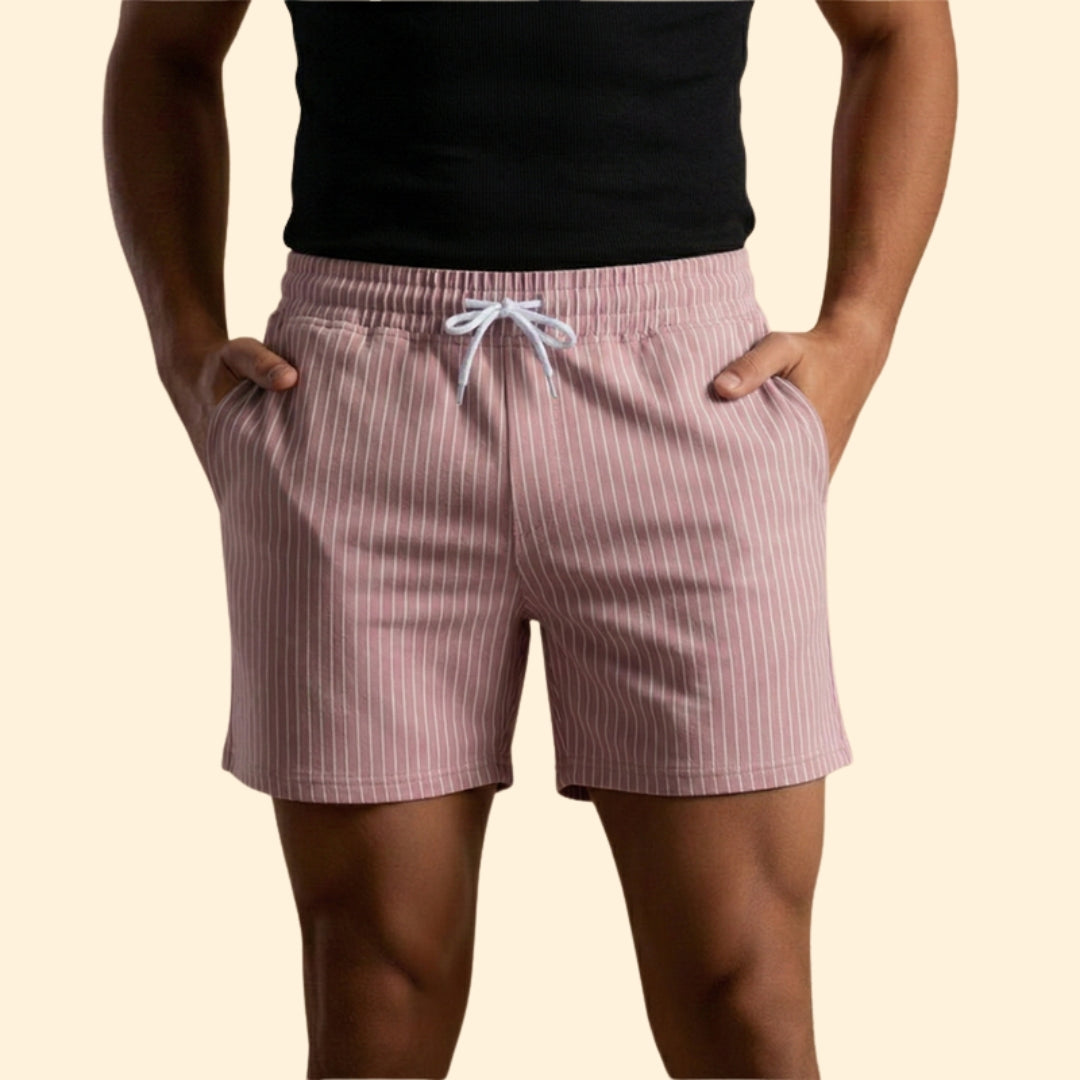 Men's Summer Shorts with Elastic Waist