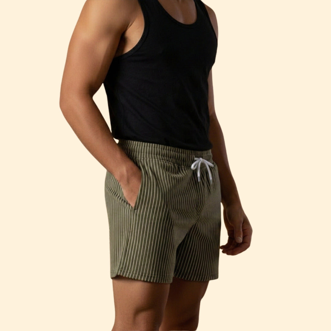 Men's Summer Shorts with Elastic Waist